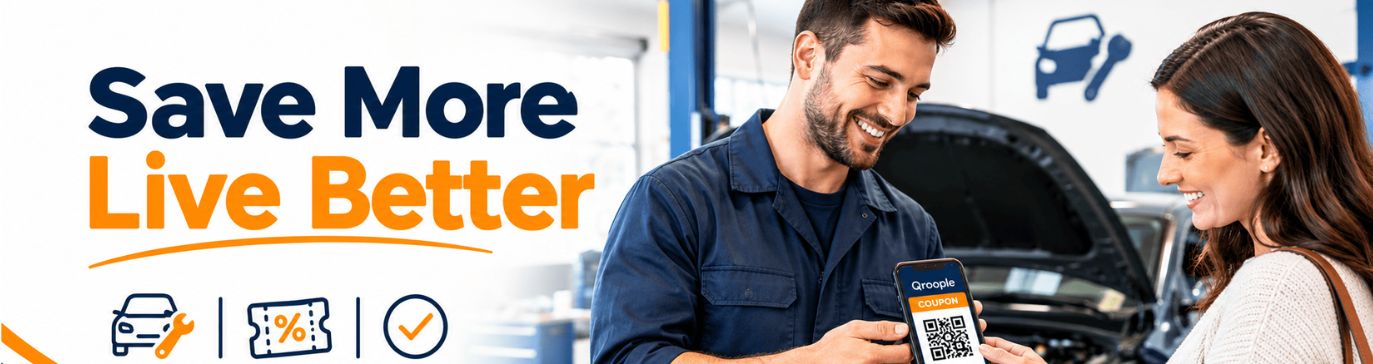 Brand banner on the coupon deals