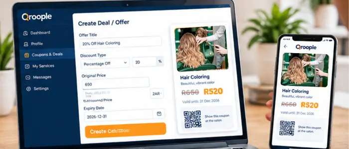 Showcase services and create offers
